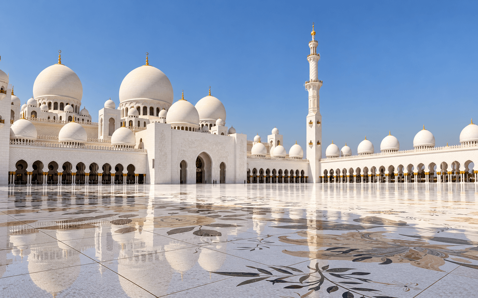 Sheikh Zayed Grand Mosque & BAPS Hindu Mandir