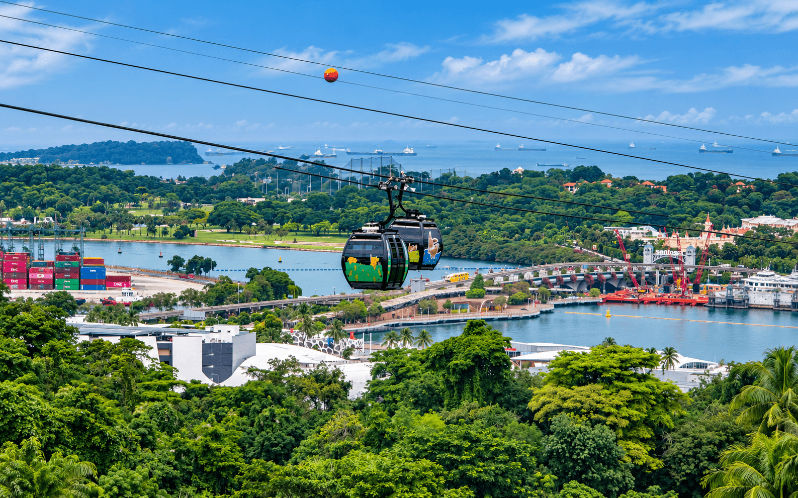 Sentosa Cable Car & Wings of Time