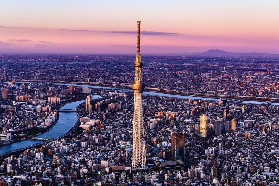 Tokyo Skytree and Shibuya Sky