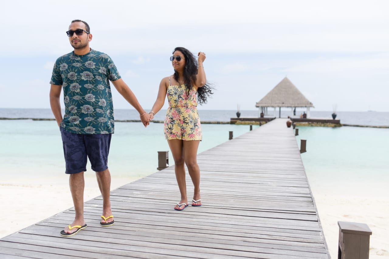 Karteek and Divya’s Maldives Honeymoon