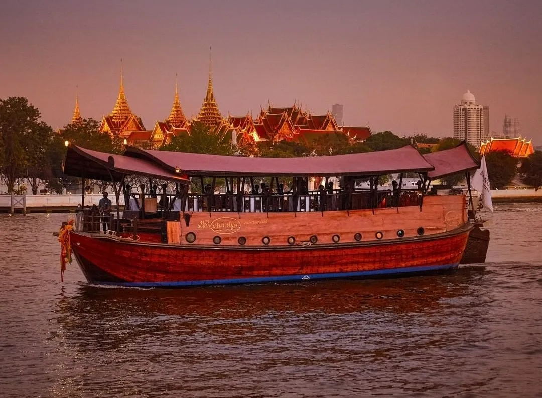 Traditional Thai Rice Barge Dinner Cruise: