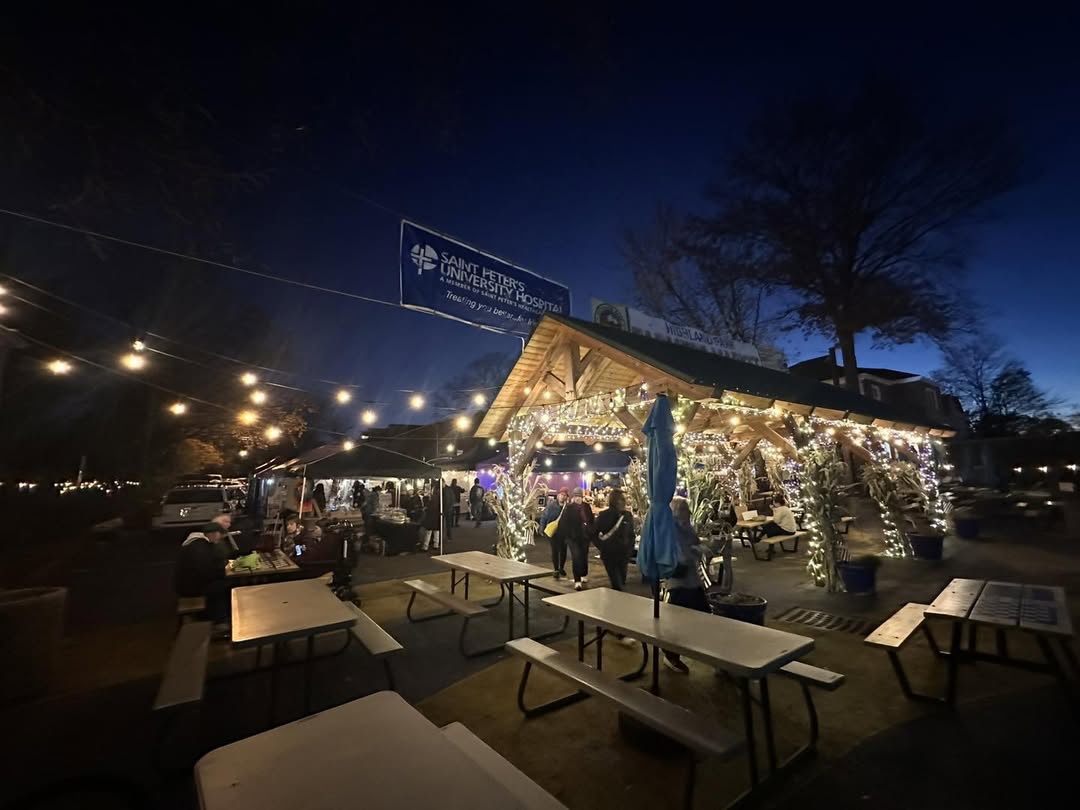 Owl Night Market in Bangkok with glowing lights and vibrant night atmosphere