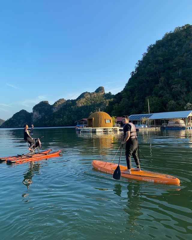 stand up paddleboarding