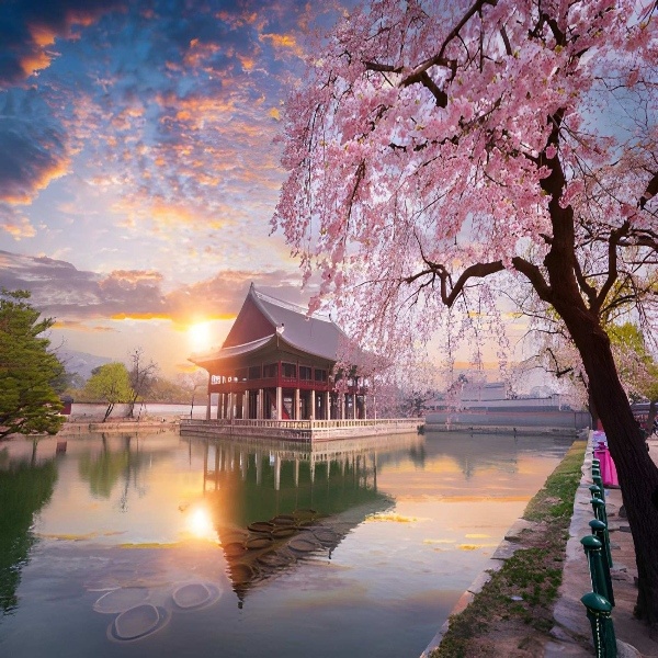 South korea cherry blossom​