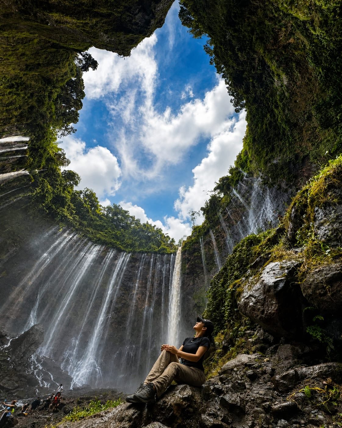 Hike to Tumpak Sewu Waterfall