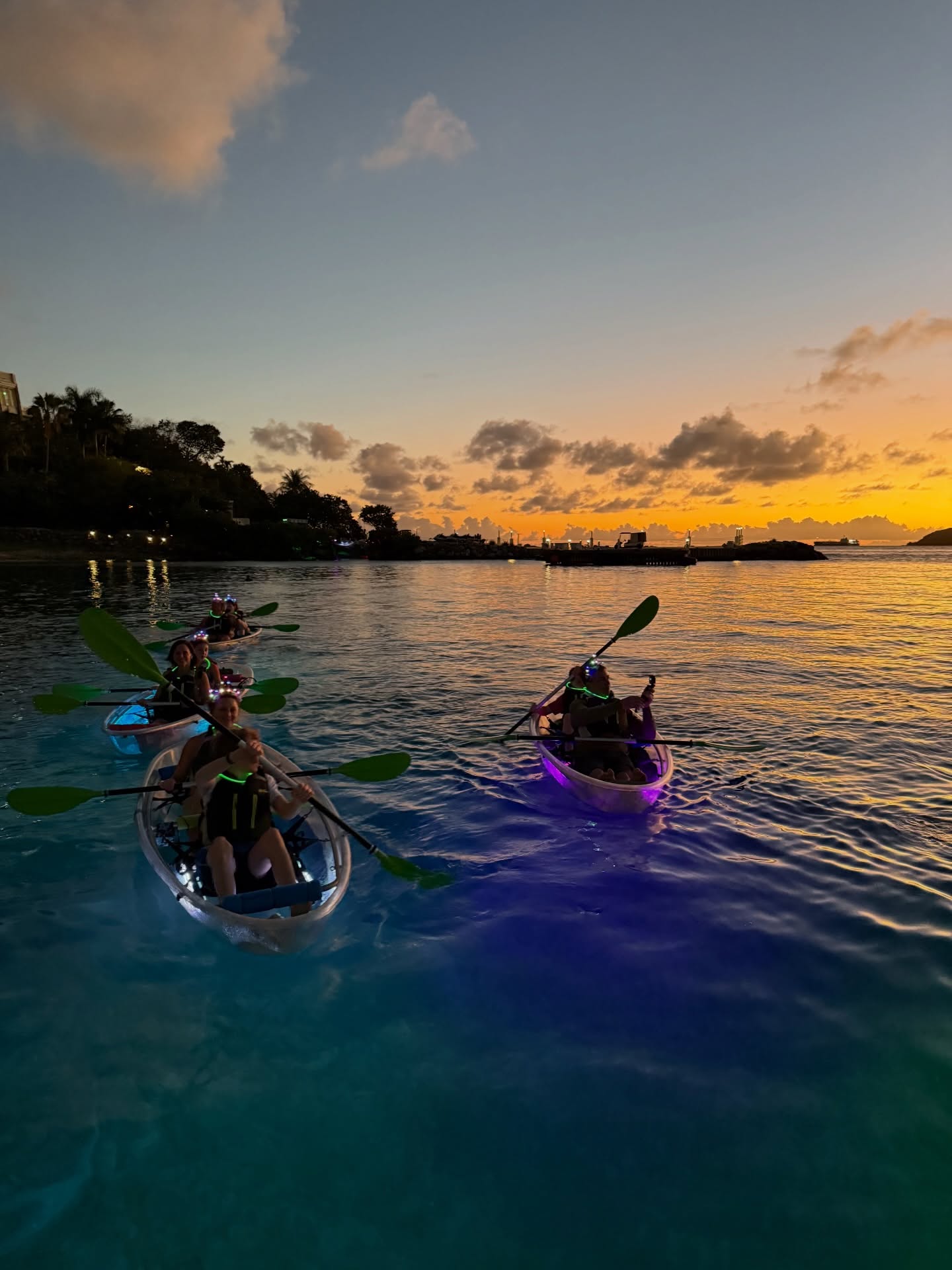 Night Kayaking in Bioluminescent Waters